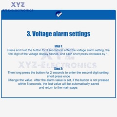 DC8-100V 50A LCD Digital Display Voltage Current Power Energy Electricity Meter