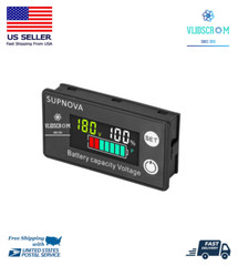 Digital 6133A LCD Battery Capacity Voltage Meter DC8-100V Voltmeter Power Tester