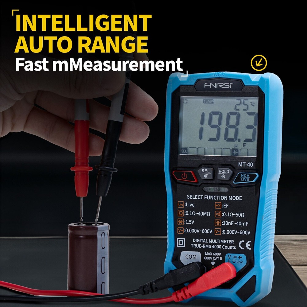 For FNIRSI MT40V Portable Oscilloscope Digital Multi-Meter Signal Generator