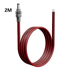 Heavy Duty 14AWG Cable for Starlink Red and Black Double Parallel DC Power Wire