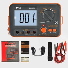 4 wires testing method Micro Ohm (Resistance) Meter VC480C+