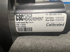 MOUNTZ BMX-1000F TORQUE TRANSDUCER SENSOR, 100 – 1000 Lb-ft, CALIBRATED 10/2026!