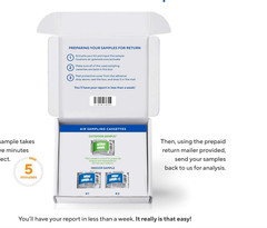 2 ROOM KIT | Test Your Air! Professional Quality Mold Test Kit for Home – All Fe