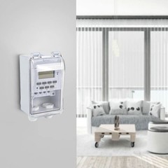 220V Programmable Timer KG316TF with Clear LCD Screen and Waterproof Cover