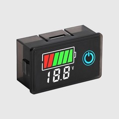 LED Digital Voltmeter Twowire DC8100V Battery Monitor for Voltage Measurement