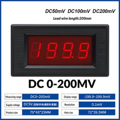 3Digit LED display Tester Panel/Shunt DC 0-1000V/1000A Digital Voltmeter Ammeter