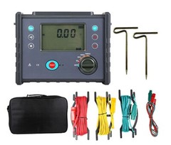 Three Wire Grounding Resistance Meter With Ground Resistance Resolution 0.01Ω