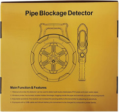 Underground Pipe Blockage Detector – 20M Water Locator for Plumbers