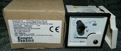 NEW CROMPTON PANEL METER GAUGE 0-600V AC With 3 Way Selector Switch