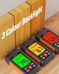 Ts630 Wood Moisture Meter For Firewood/drywall 2.25inch Lcd Screen With 3 Color