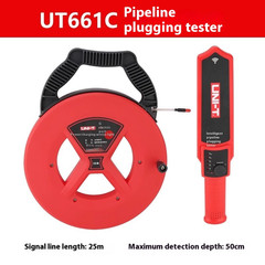 UT661 Pipe Plugging Meter Line Pipe Unclogging Waterproof Probe Detector
