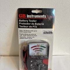 Gardner Bender GBT-500A Battery Tester 1.5 V – 22 V Button Cell To Lantern Cell