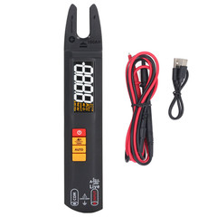 U0 Fork Style AC DC Clamp Meter with ABS Housing and Wide Application Coverage