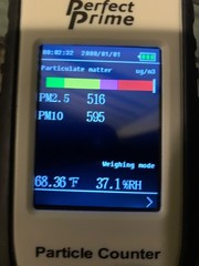 HT-9600 PARTICLE COUNTER Air Quality Detector PM2.5 PM10 USA Seller, Guaranteed
