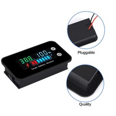 IPX7 Waterproof Battery Monitor with Bracket 7100V,12v 24v 36v 48v 60v 72v Di…