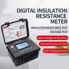 Digital 15kV High Voltage Insulation Tester with Range 0.01MΩ～50TΩ USB Interface