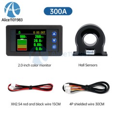 H56AH LCD Digital Hall-Coulomb Meter Voltage Current Power Meter Display 0-400A