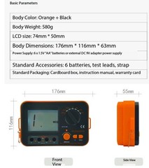 480C+digital Milliohmmeter Accurate To Low Resistance Tester Power Supply