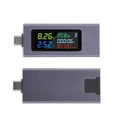 USB Type-C Digital Display Power Tester Voltage Current Capacity Meter DC4.5~50V