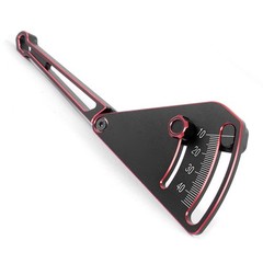 Ride Height Gauge 10 to 45mm Adjustable Ruler for Remote Control Cars Aluminum