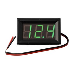 Reliable for 2 line LED Voltmeter DC Voltage Range 4 5V 30V Red Blue Green