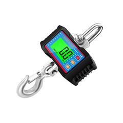 Portable hook crane scale 1000kg large backlit LCD energy saving two AA