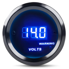 DC12V Voltmeter Blue Digital LED Volt Gauge Voltage Meter Kit 2Inches 52Mm for C