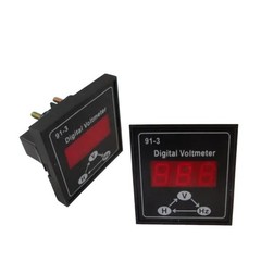 Digital Voltmeter Voltage Monitor Panel Mount Design For Fuel Generators