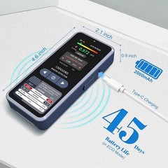 Radon Detector, Portable Monitor, TFT Display, Type-C
