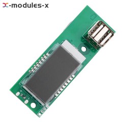 LCD Digital Battery Voltmeter Capacity Tester Module USB Battery Level Indicator