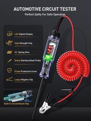 Automotive Test Light with 5-120V LED Digital Voltage Display, Circuit Tester…