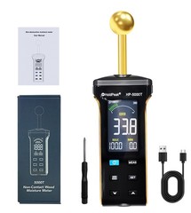 Non-Dest Moisture Meter 0-100% 40mm Depth Color Screen Data Hold MAX/MIN Alarm
