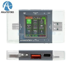 DC 0-50V 6.5A Digital Voltage Current Power Meter Tester for Cell Phone Charger