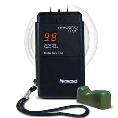 mini-Ligno DX/C – Professional Pin Type Wood Moisture Meter for Firewood, Con…