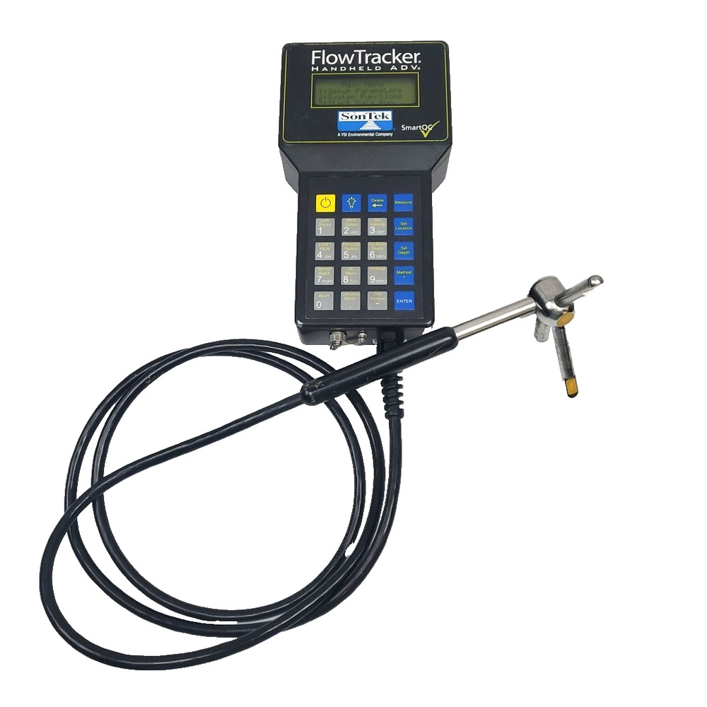 YSI Sontek 9000-00115 FlowTracker Handheld ADV SmartQC No Batteries / Backplate