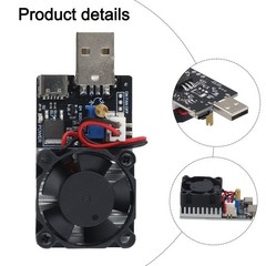USB Adjustable Constant Current Electronic Load Tester DC 7 20V