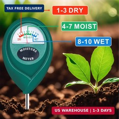 XLUX Soil Moisture Meter – Accurate Plant Water Monitor for Indoor/Outdoor Use