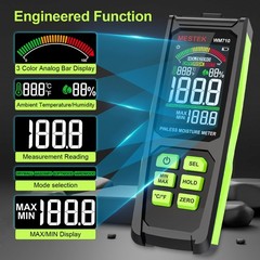 MESTEK Pinless Wood Moisture Meter – Digital Moisture Detector for Lumber Drywal