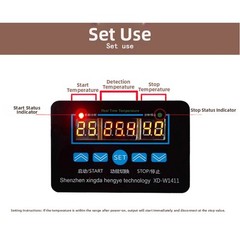 220V Digital Temperature Controller with Real Time Display for Refrigerator