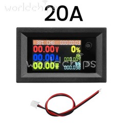 DC7~200V 20A~500A Coulometer Digital Voltage Current Power Energy Temp Tester