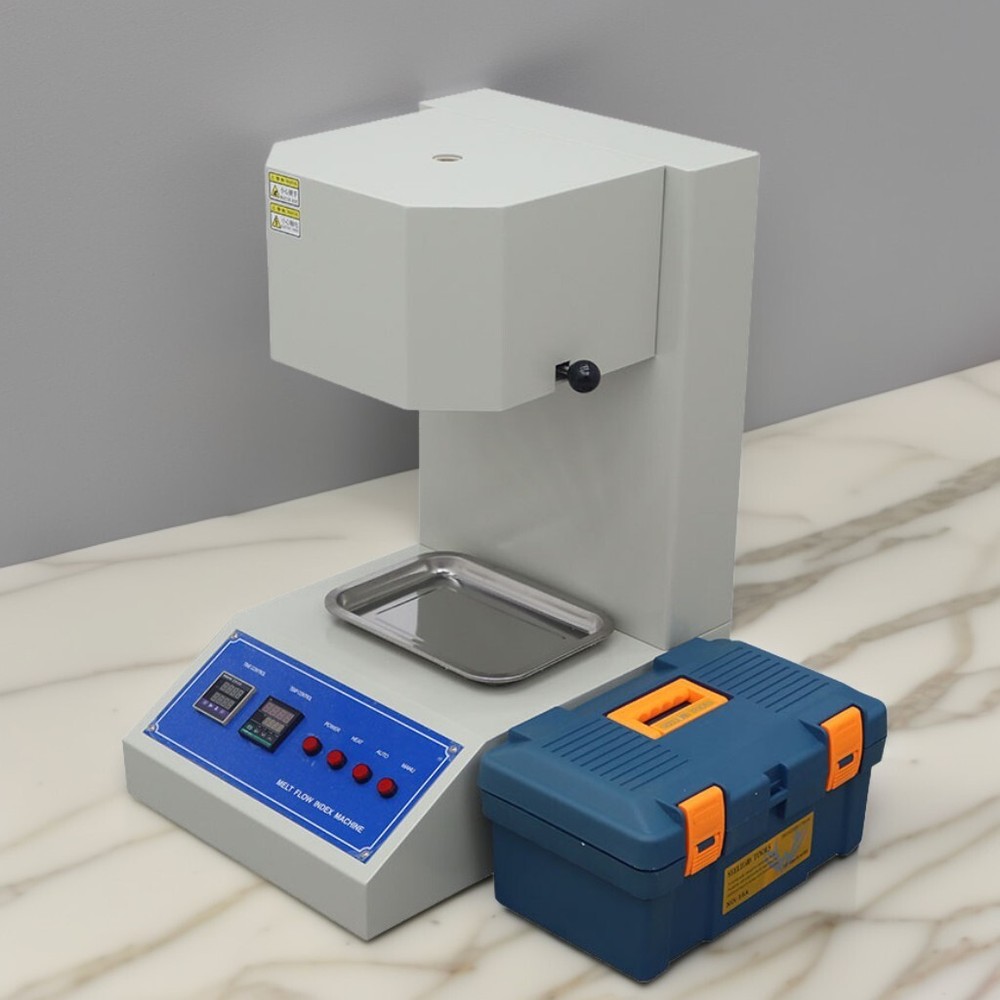 110V Laboratory Melt-mass Flow Index Rate Tester MFR Tester for Plastics Raw