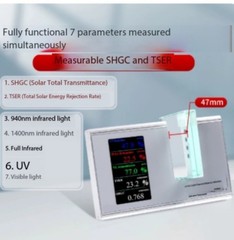 LS182 Light Transmittance Tester; Window Film and Glass Transmittance Tester