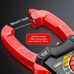 CM84 Digital Clamp Multimeter 1000A AC DC 0-600V AC/DC Voltage 0-4MHz Frequency