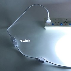 On Off Switch Power Cord Compatible with 220V 110V Chip on Board LED Strips