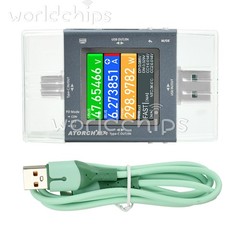 DC 0-50V 6.5A Digital Voltage Current Power Meter Tester for Cell Phone Charger