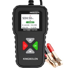 KINGBOLEN BM550 Plus 6V-24V 100-2000 CCA Car Battery Tester, Voltage Waveform…