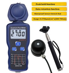 PAR Meter with Wavelength 400nm-700nm with Waterproof Probe & Stretching Rod