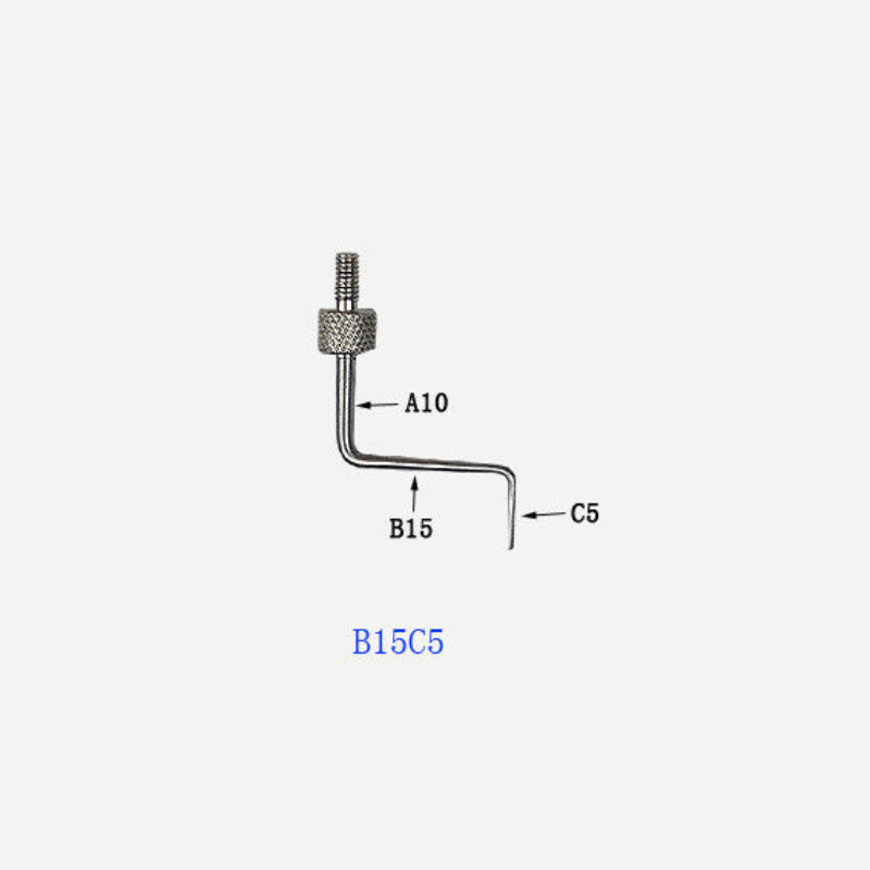 M2.5 Z Type Needle Point Contact Points for Depth Gauge Dial Indicators Tip