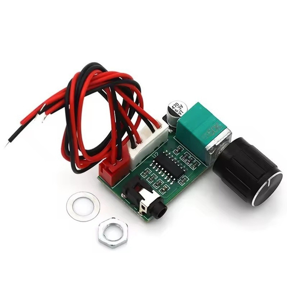 Compact Green PAM8403 Audio 3W x2 with Volume Knob and 3.5mm Input
