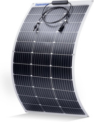 100W 12V Flexible Solar Panel 9BB Monocrystalline Cell 12 Volt Semi-Flexible for
